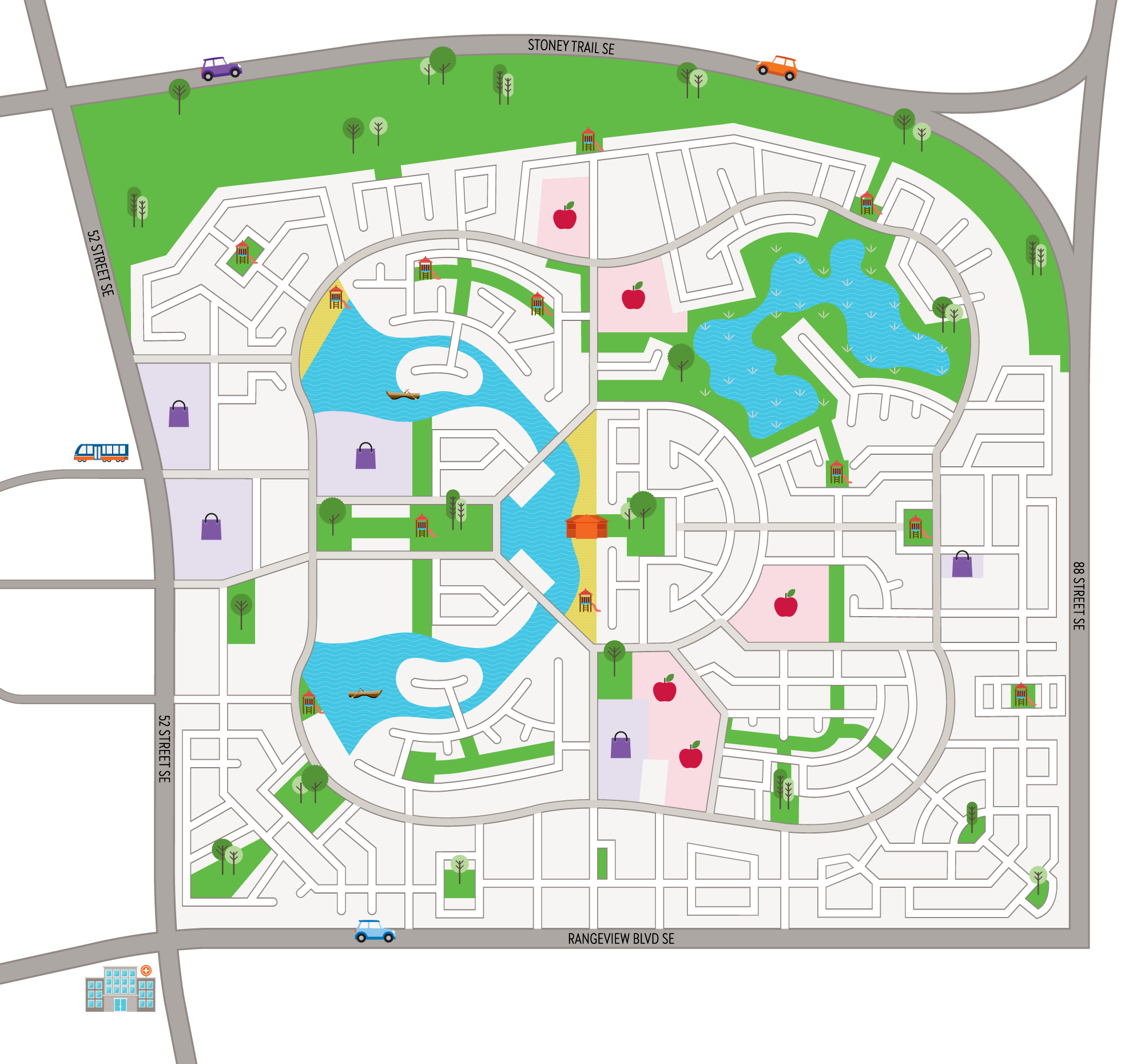 Mahogany Amenities Map base layer
